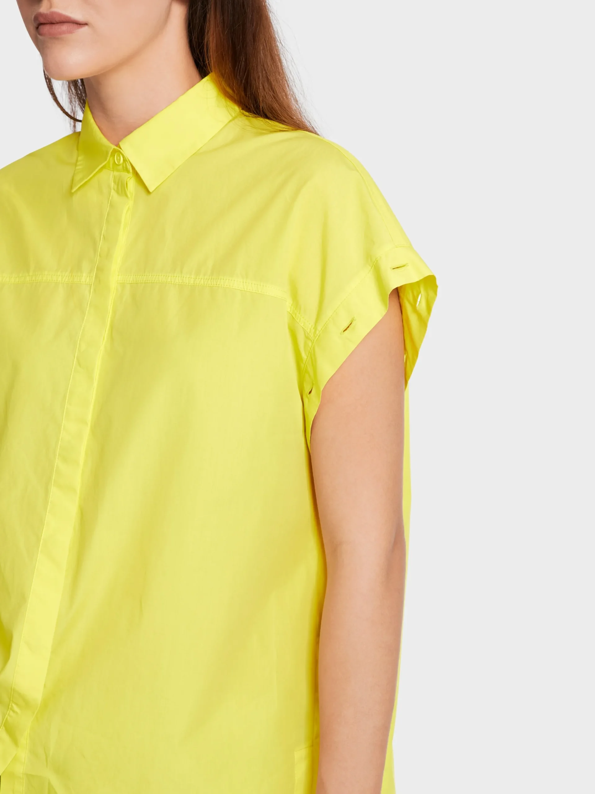 Marc Cain Blusen & Tuniken-HEMDBLUSE IN A-LINIE "RETHINK TOGETHER" soft limeade