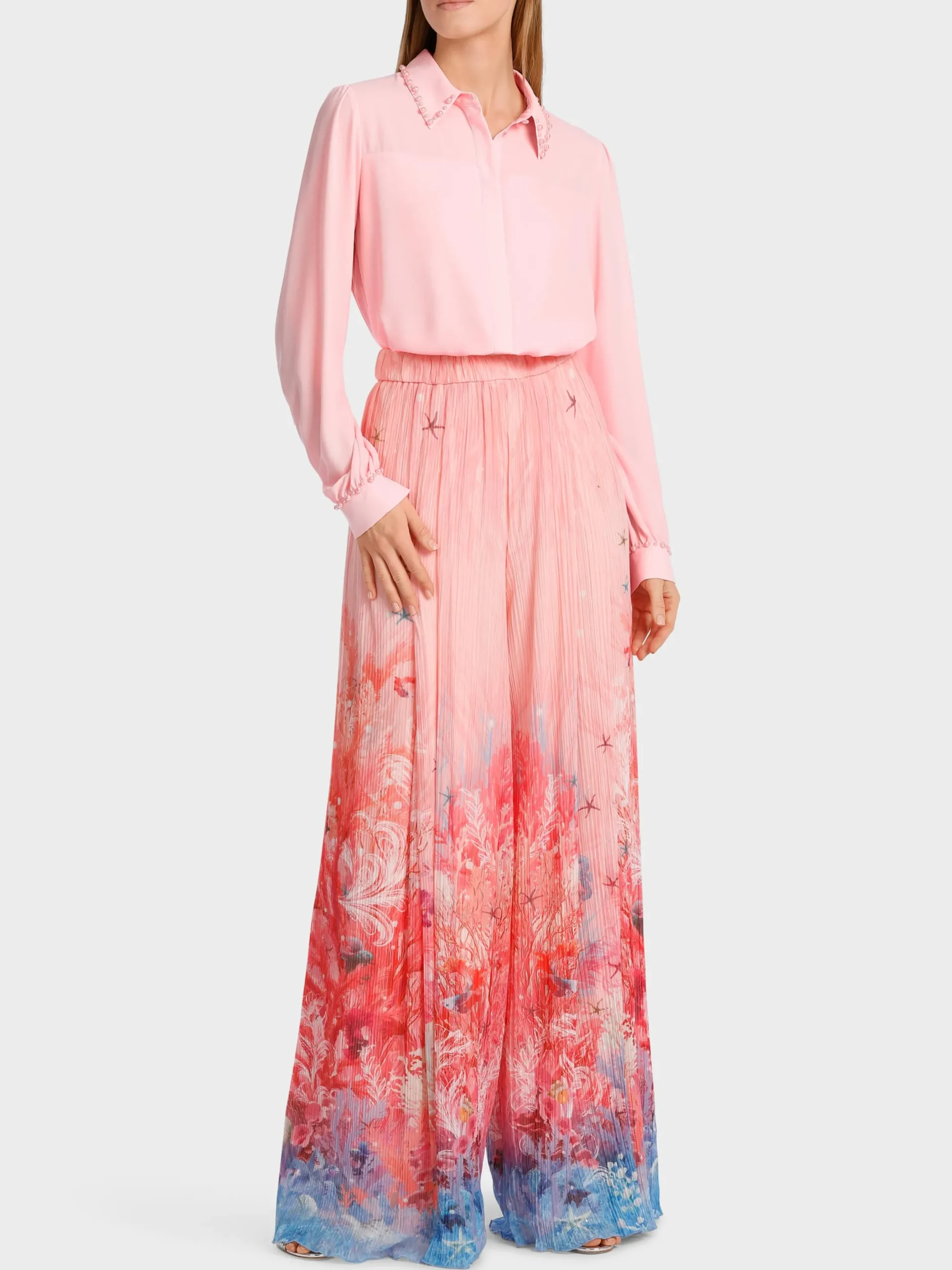 Marc Cain Blusen & Tuniken-HEMDBLUSE MIT PERLEN soft seashell