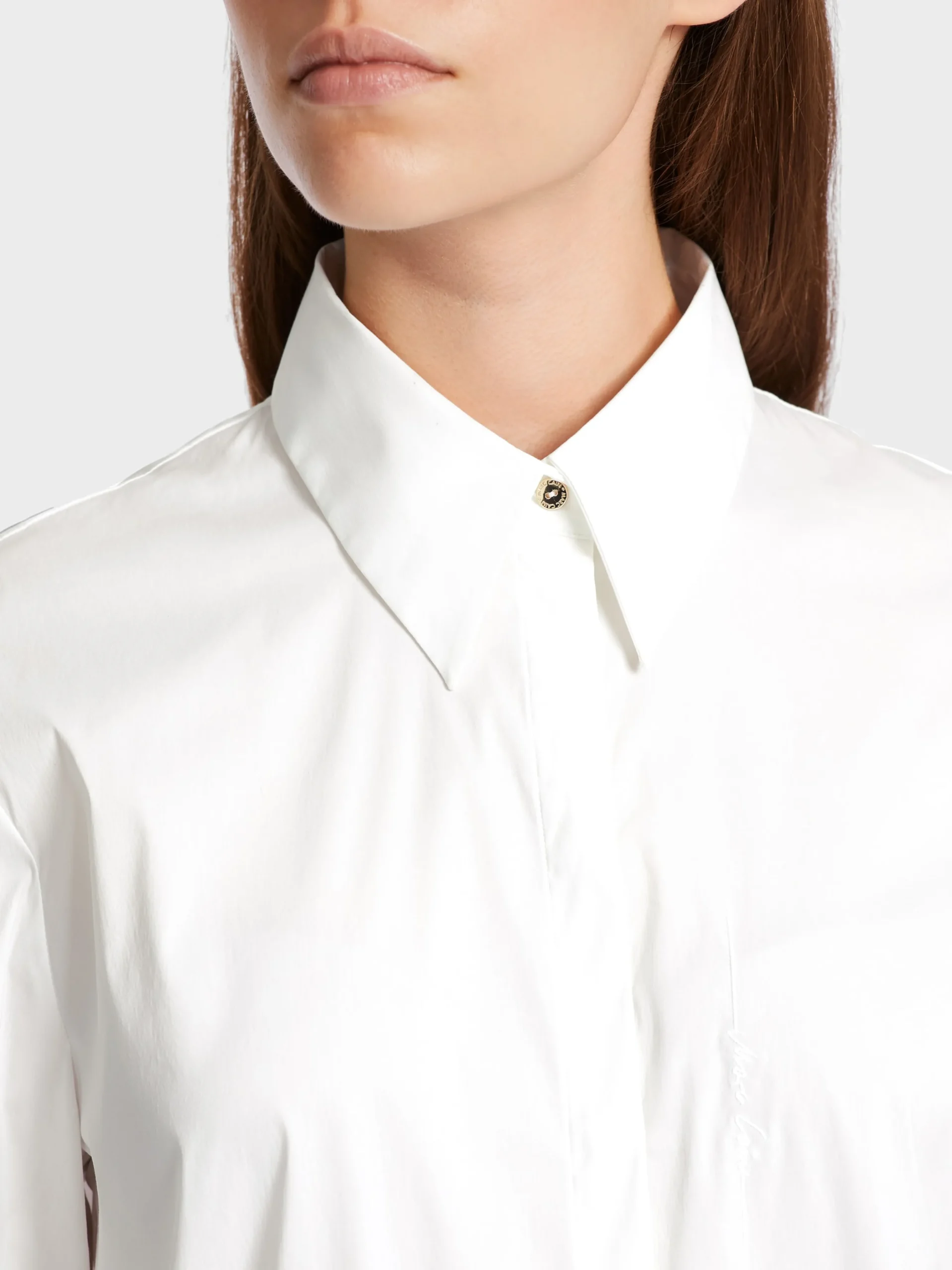 Marc Cain Blusen & Tuniken-HEMDBLUSE MIT VERLÄNGERTEM RÜCKEN white