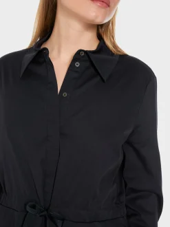 Marc Cain Kleider-HEMDBLUSENKLEID MIT STOFFGÜRTEL midnight blue
