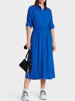 Marc Cain Kleider-HEMDKLEID MIT KIMONO-ÄRMEL bright royal blue
