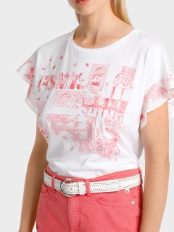 Marc Cain Accessoires-HÜFTGÜRTEL AUS RINDLEDER white