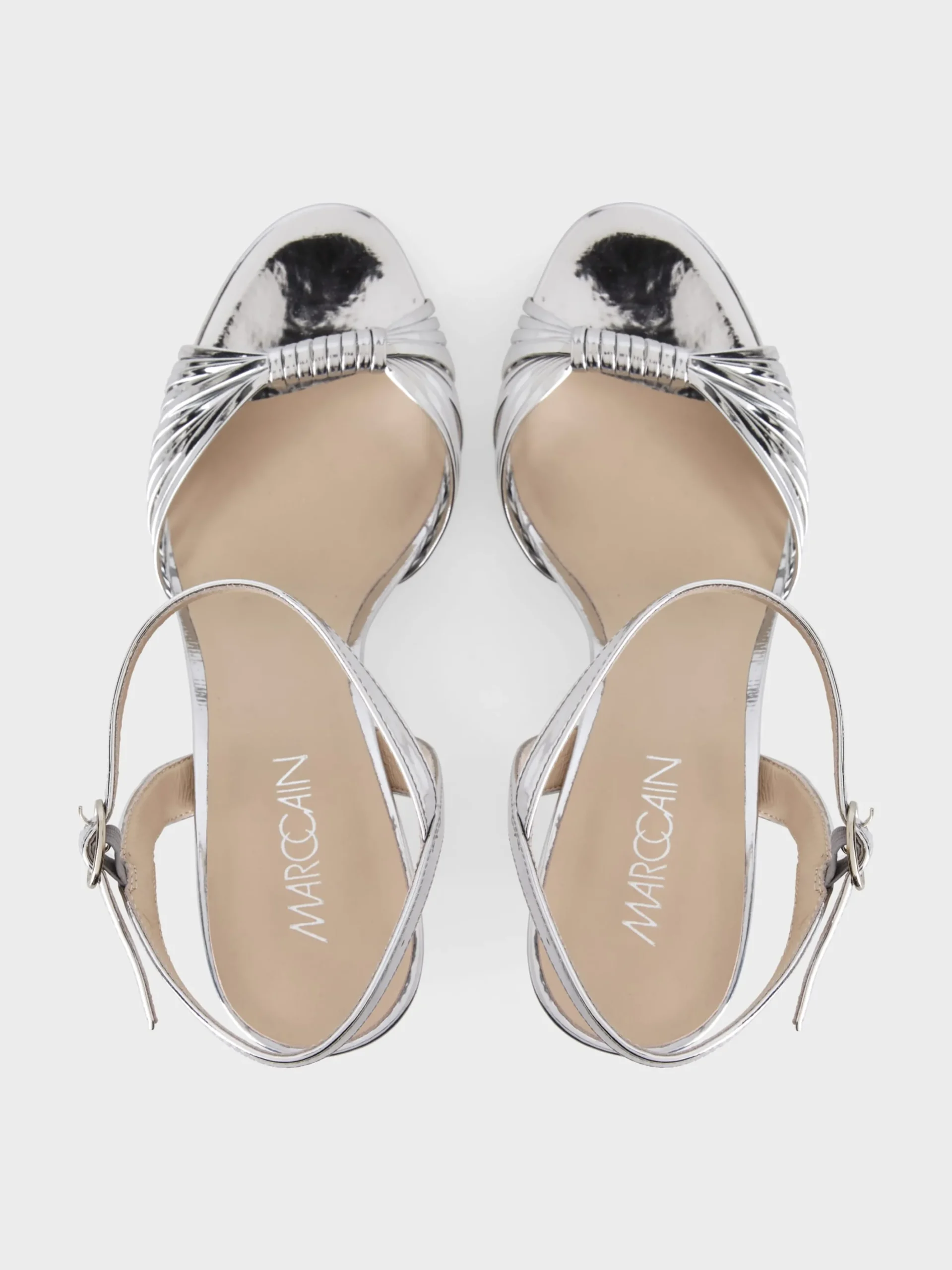 Marc Cain Schuhe-HIGH HEELS IM EDLEN GLANZ silver