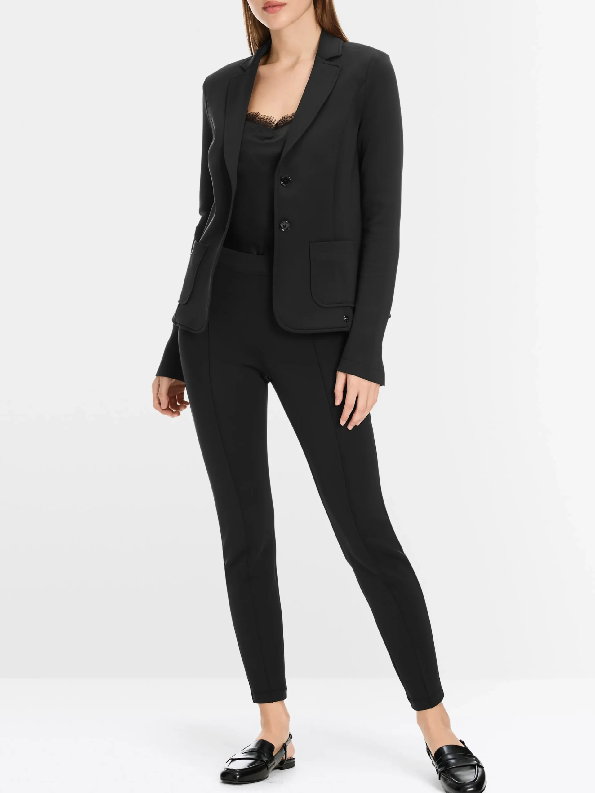 Marc Cain Hosen-HOSE AUS STRETCHJERSEY black