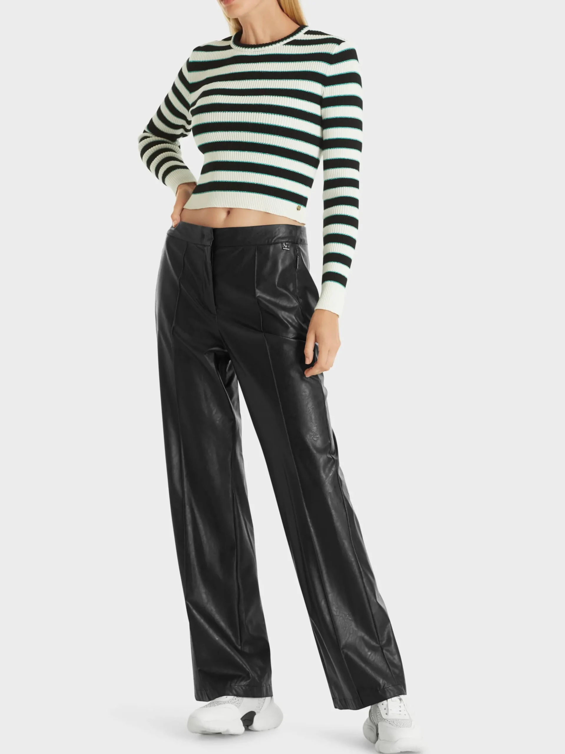 Marc Cain Hosen-HOSE FAID AUS FUN LEATHER black