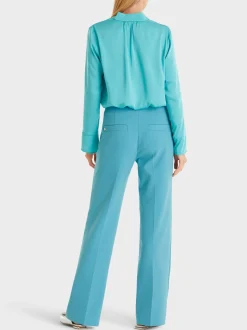 Marc Cain Hosen|Hosenanzüge-HOSE FAID MIT FLARED LEG deep tourmaline