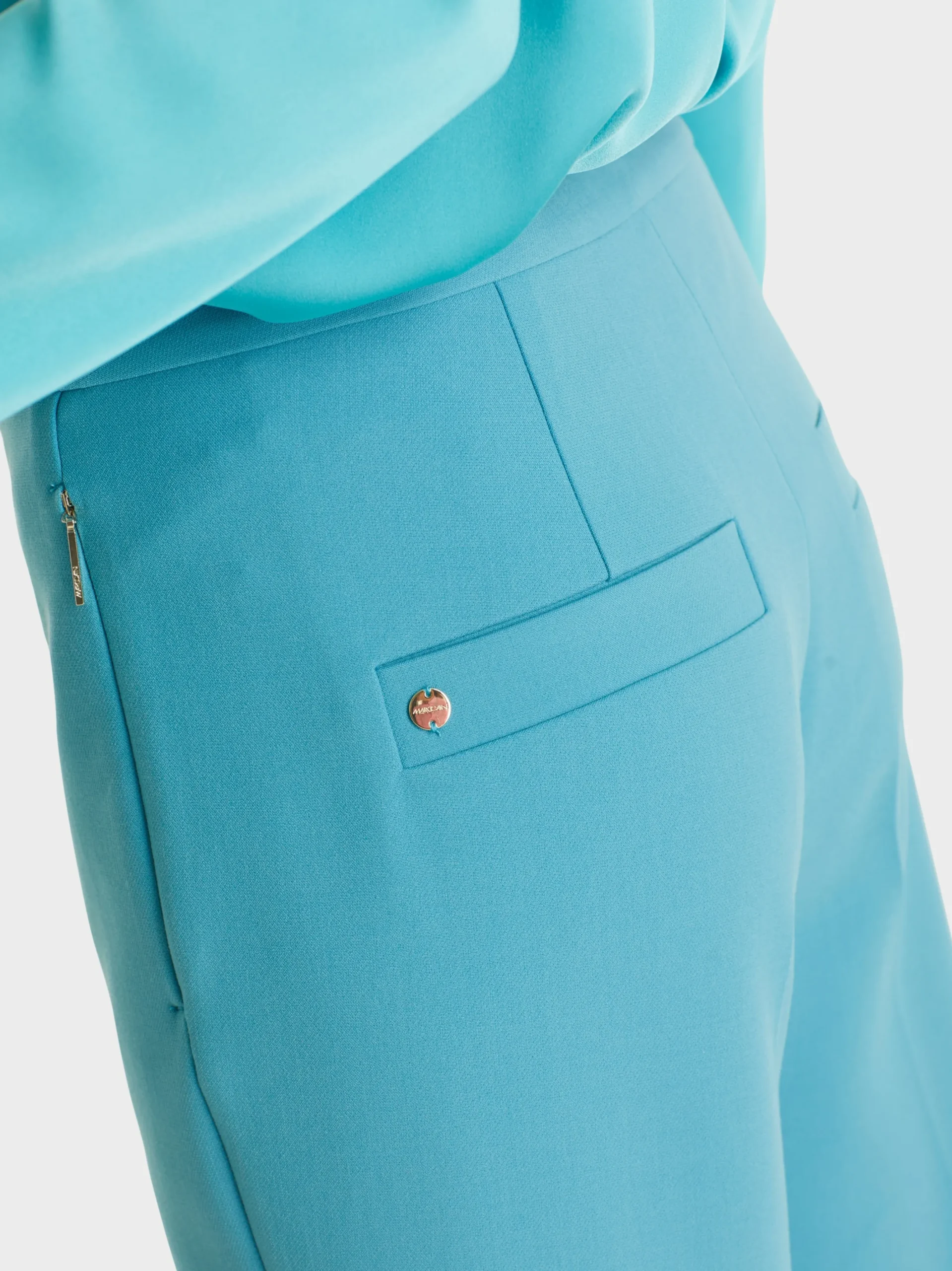 Marc Cain Hosen|Hosenanzüge-HOSE FAID MIT FLARED LEG deep tourmaline