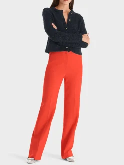 Marc Cain Hosen|Hosenanzüge-HOSE FAID MIT FLARED LEG bright tomato