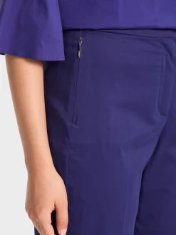 Marc Cain Hosenanzüge-HOSE FAID MIT REIßVERSCHLUSSTASCHEN deep violet