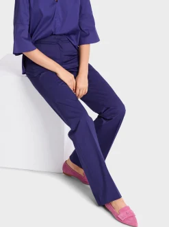 Marc Cain Hosenanzüge-HOSE FAID MIT REIßVERSCHLUSSTASCHEN deep violet