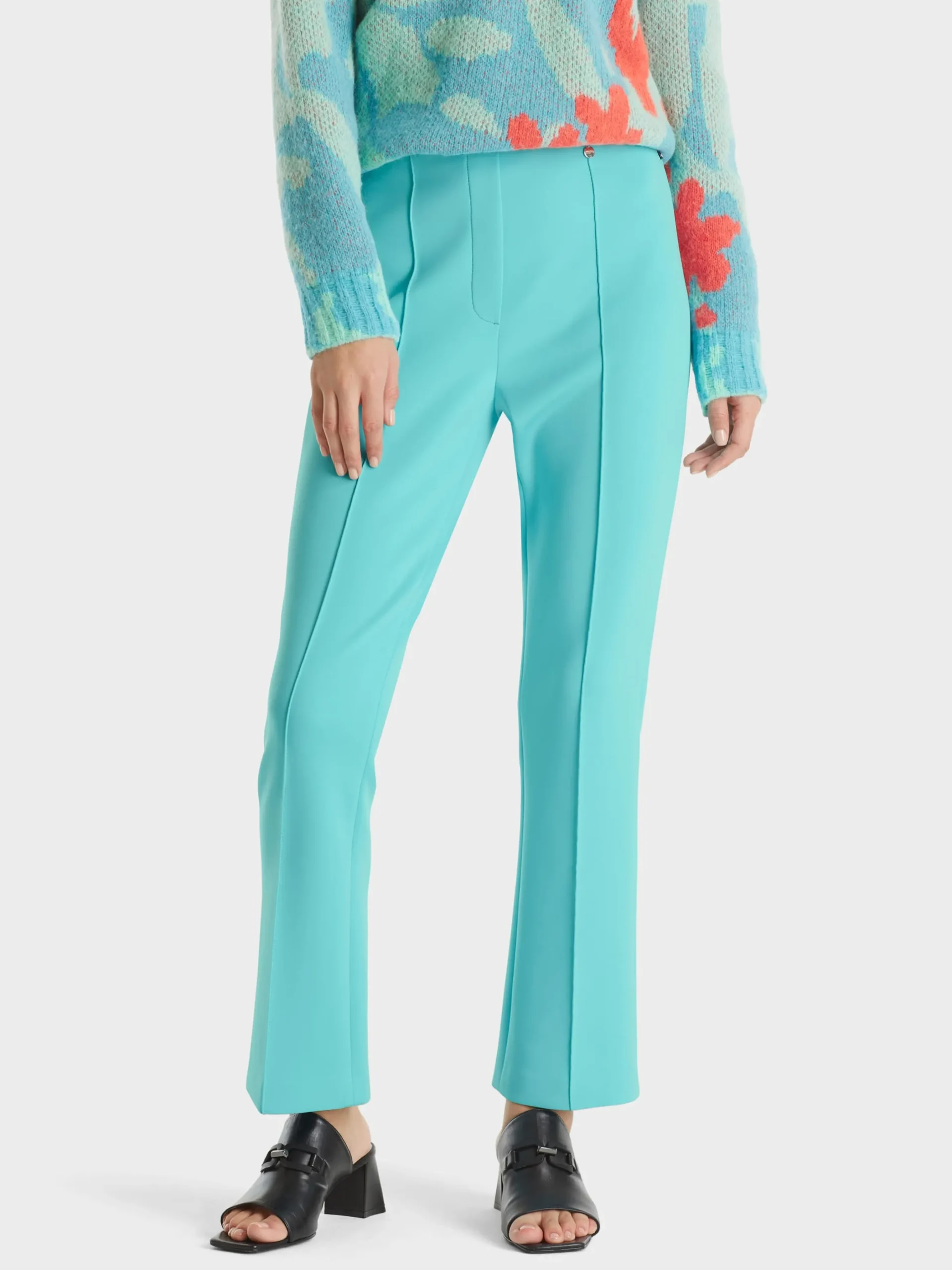Marc Cain Hosen-HOSE FREDERICA AUS SCUBAJERSEY pool