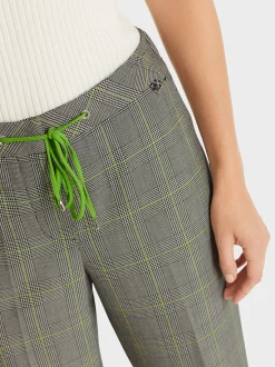 Marc Cain Hosen-HOSE FUSHUN IN FEINEM SIXTIES KARO granny smith