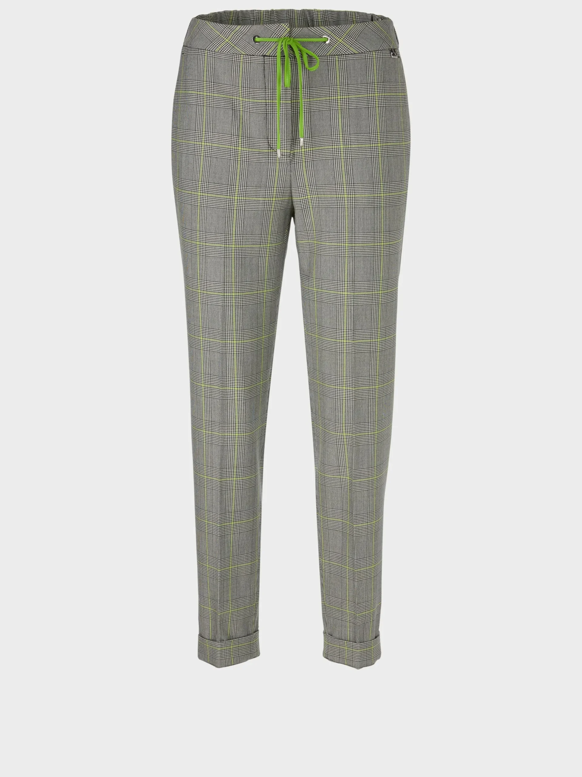 Marc Cain Hosen-HOSE FUSHUN IN FEINEM SIXTIES KARO granny smith