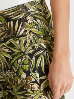 Marc Cain Hosen-HOSE FUSHUN MIT FLORALEM PRINT black