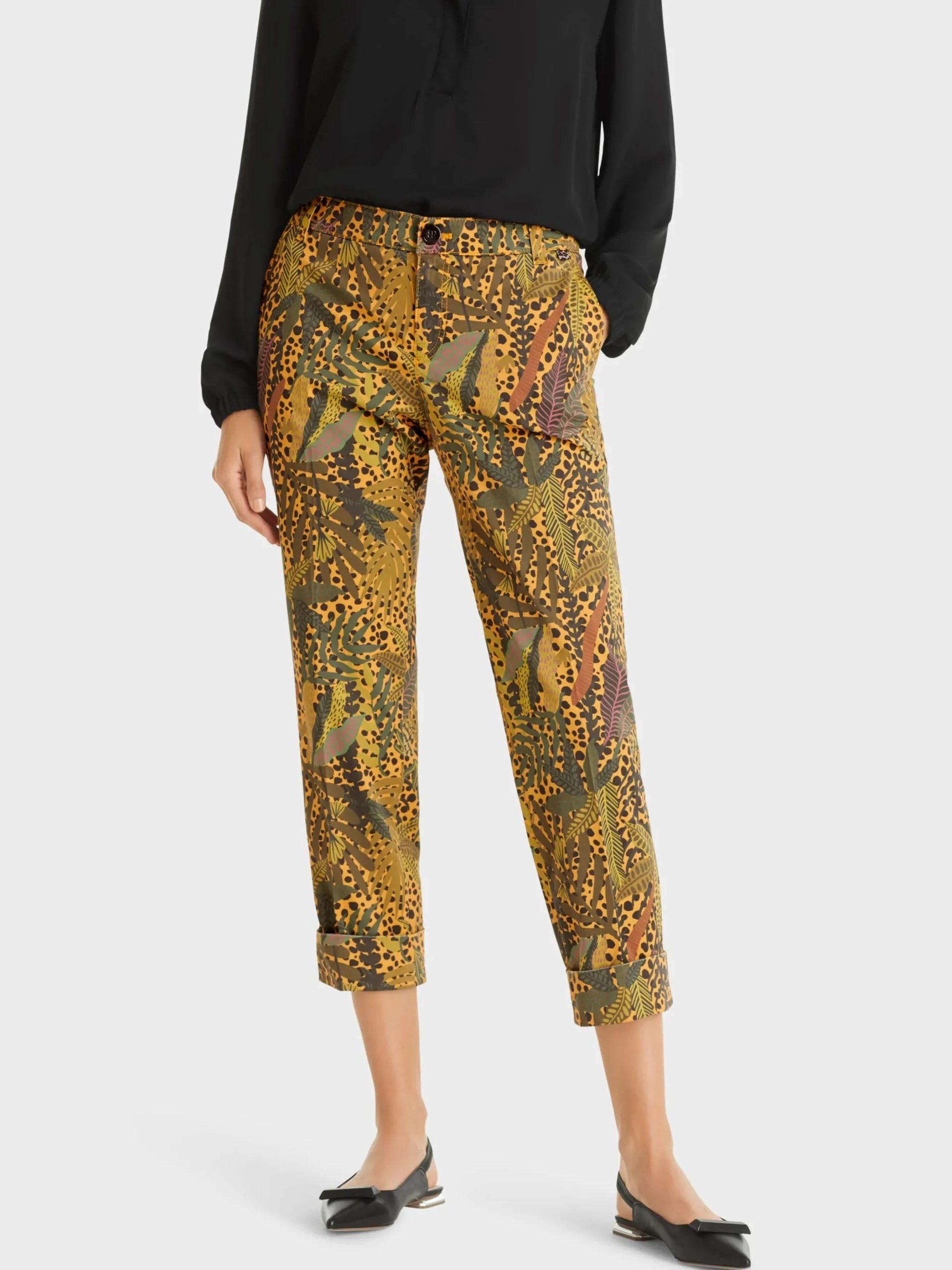 Marc Cain Hosen-HOSE RISHRA MIT ALLOVERDESSIN light orange