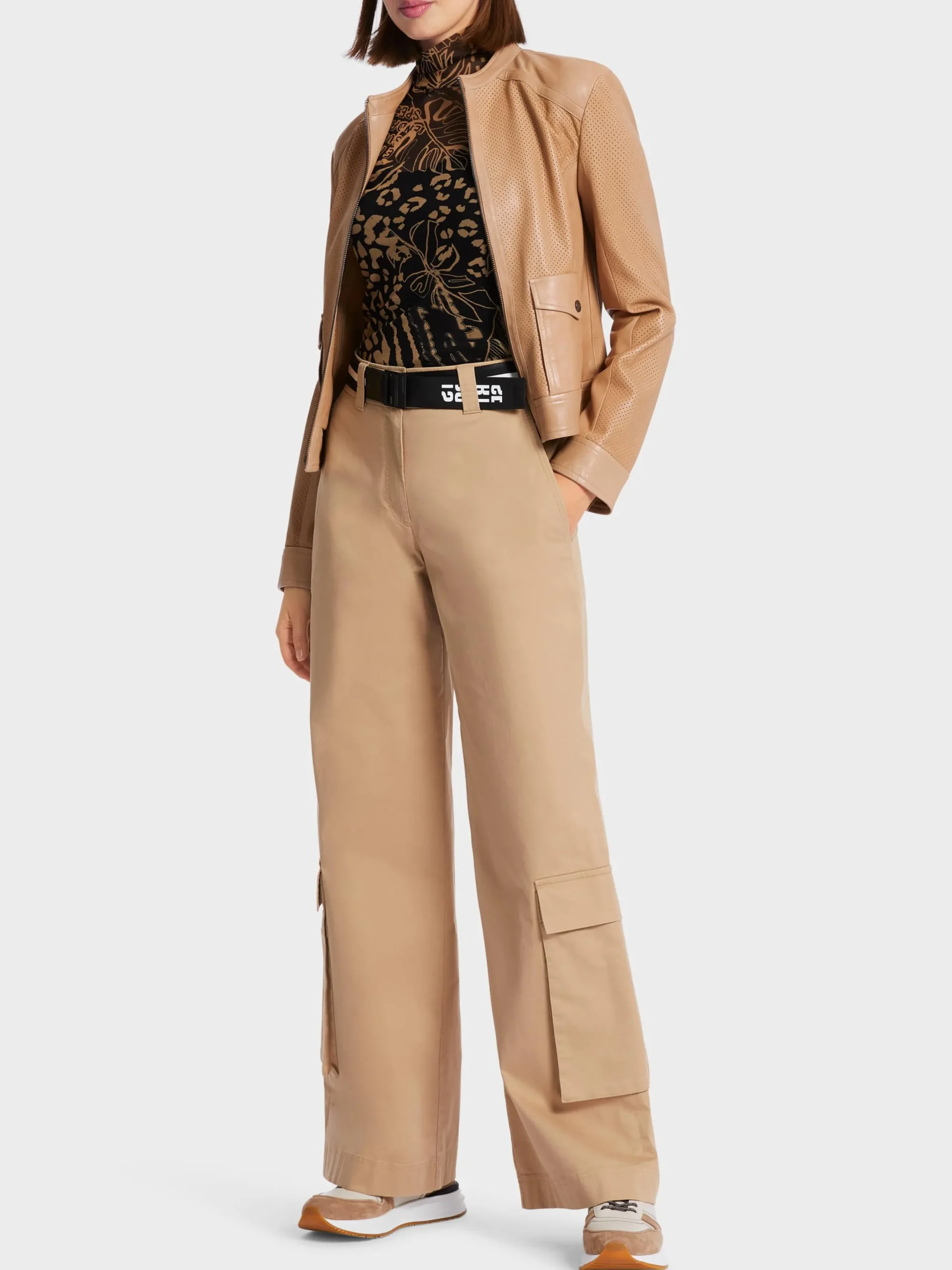 Marc Cain Hosen-HOSE WARRI MIT WEITEM UND LANGEM BEIN bright camel