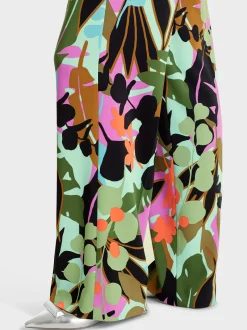 Marc Cain Hosen|Hosenanzüge-HOSE WASHINGTON - MIT ALLOVERPRINT soft malachite