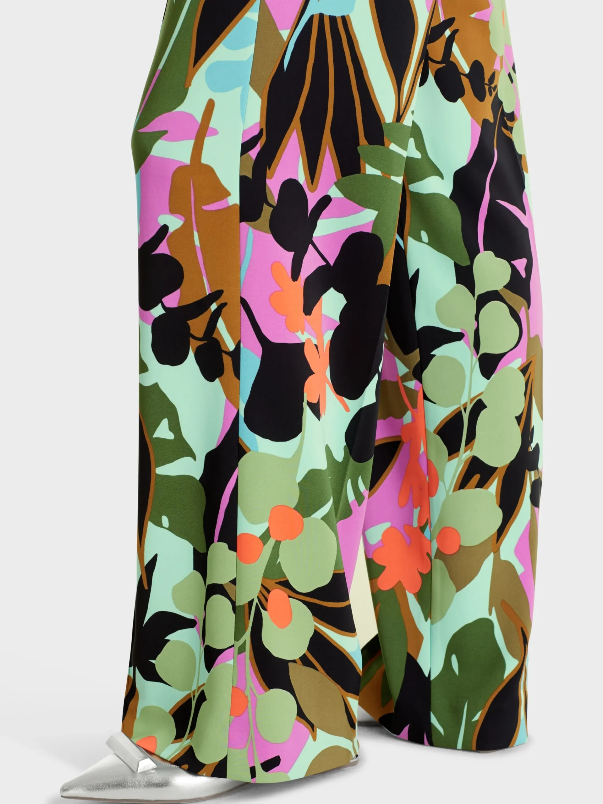 Marc Cain Hosen|Hosenanzüge-HOSE WASHINGTON - MIT ALLOVERPRINT soft malachite