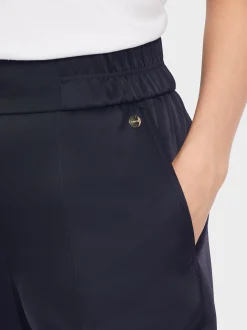 Marc Cain Hosen-HOSE WASHINGTON MIT MARKANTEM BUND midnight blue