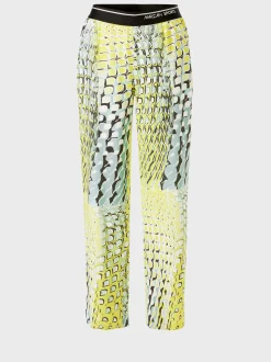 Marc Cain Hosen-HOSE WELBY MIT ALLOVERPRINT soft sage