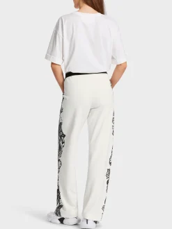 Marc Cain Hosen-HOSE WELBY MIT FLORALEM PRINT white and black