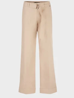 Marc Cain Hosen-HOSE WUKARI MIT STOFFGÜRTEL light stone