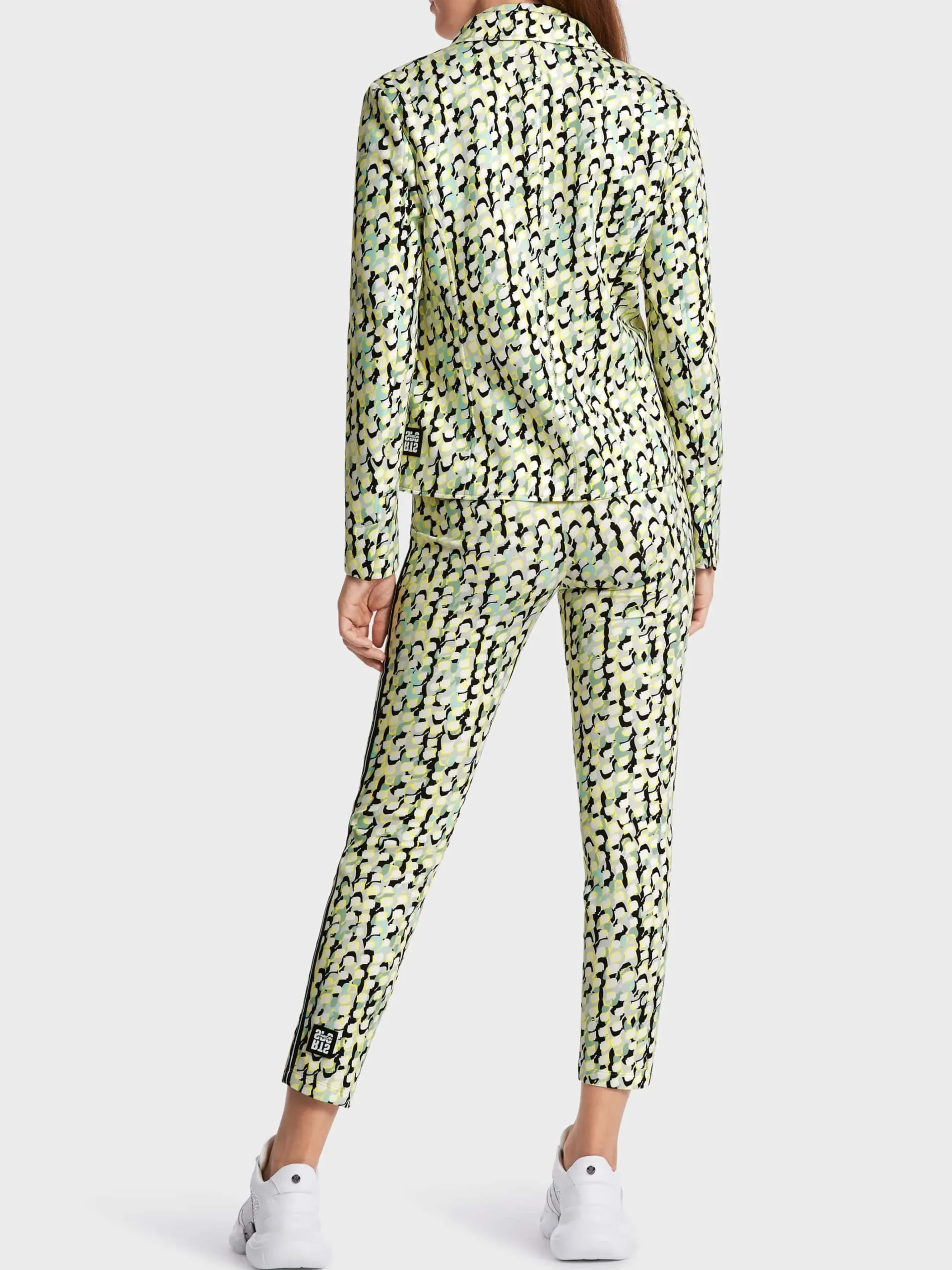 Marc Cain Blazer|Hosenanzüge-70IES BLAZER MIT GRAFISCHEM ALLOVERPRINT soft sage