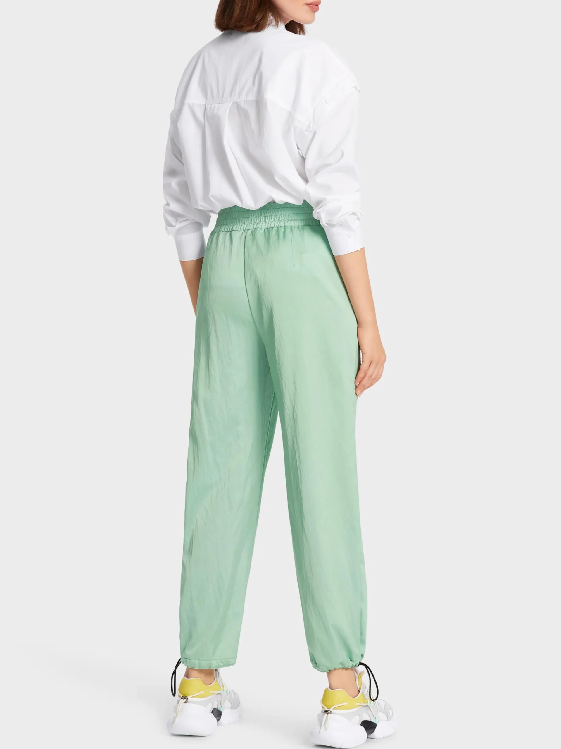 Marc Cain Hosen|Hosenanzüge-IM FLIEGERSTIL – HOSE REWARI soft sage