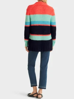 Marc Cain Jacken|Strick-IN DEUTSCHLAND GESTRICKTER CARDIGAN deep tourmaline
