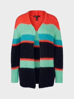 Marc Cain Jacken|Strick-IN DEUTSCHLAND GESTRICKTER CARDIGAN deep tourmaline