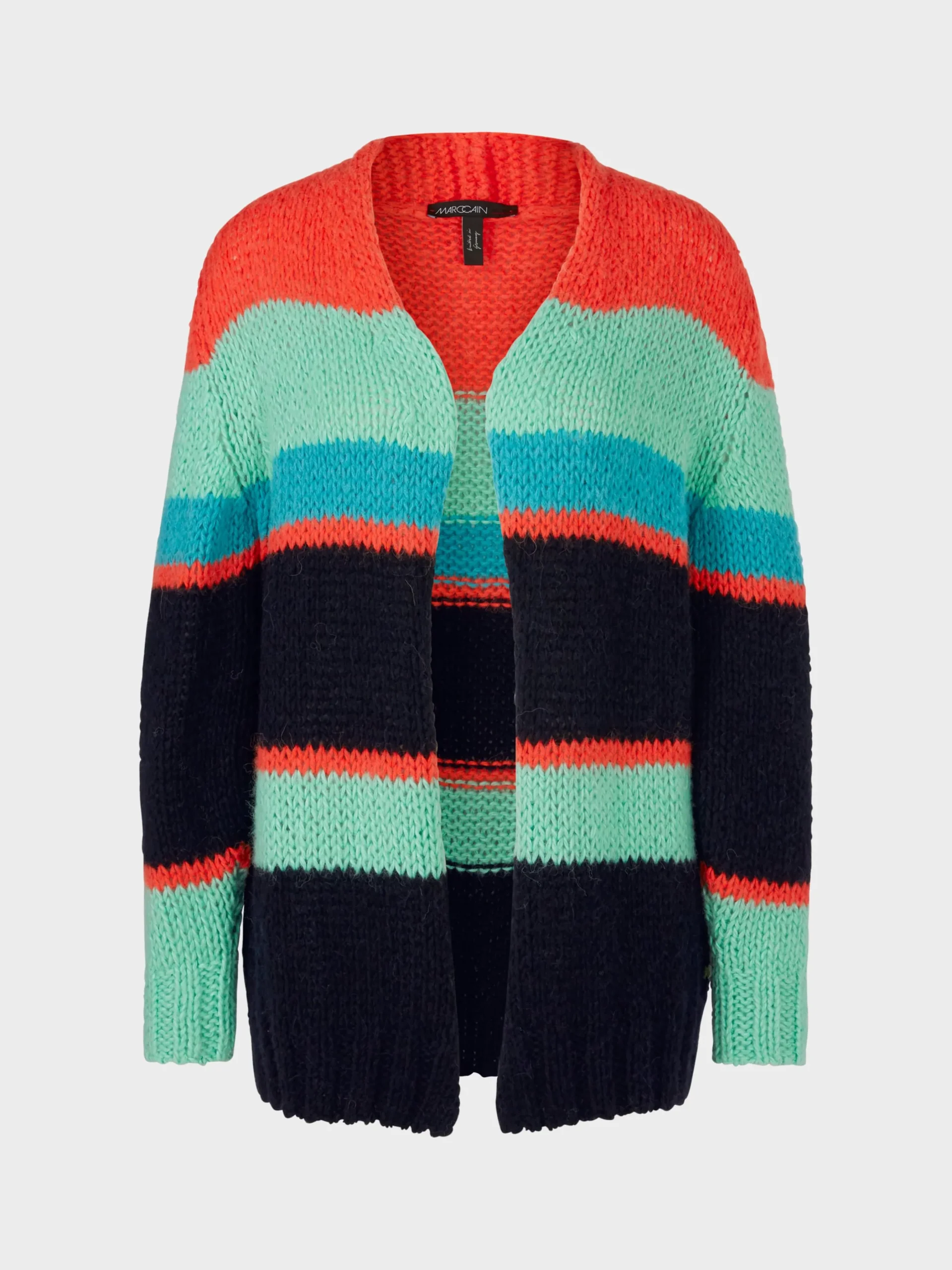 Marc Cain Jacken|Strick-IN DEUTSCHLAND GESTRICKTER CARDIGAN deep tourmaline