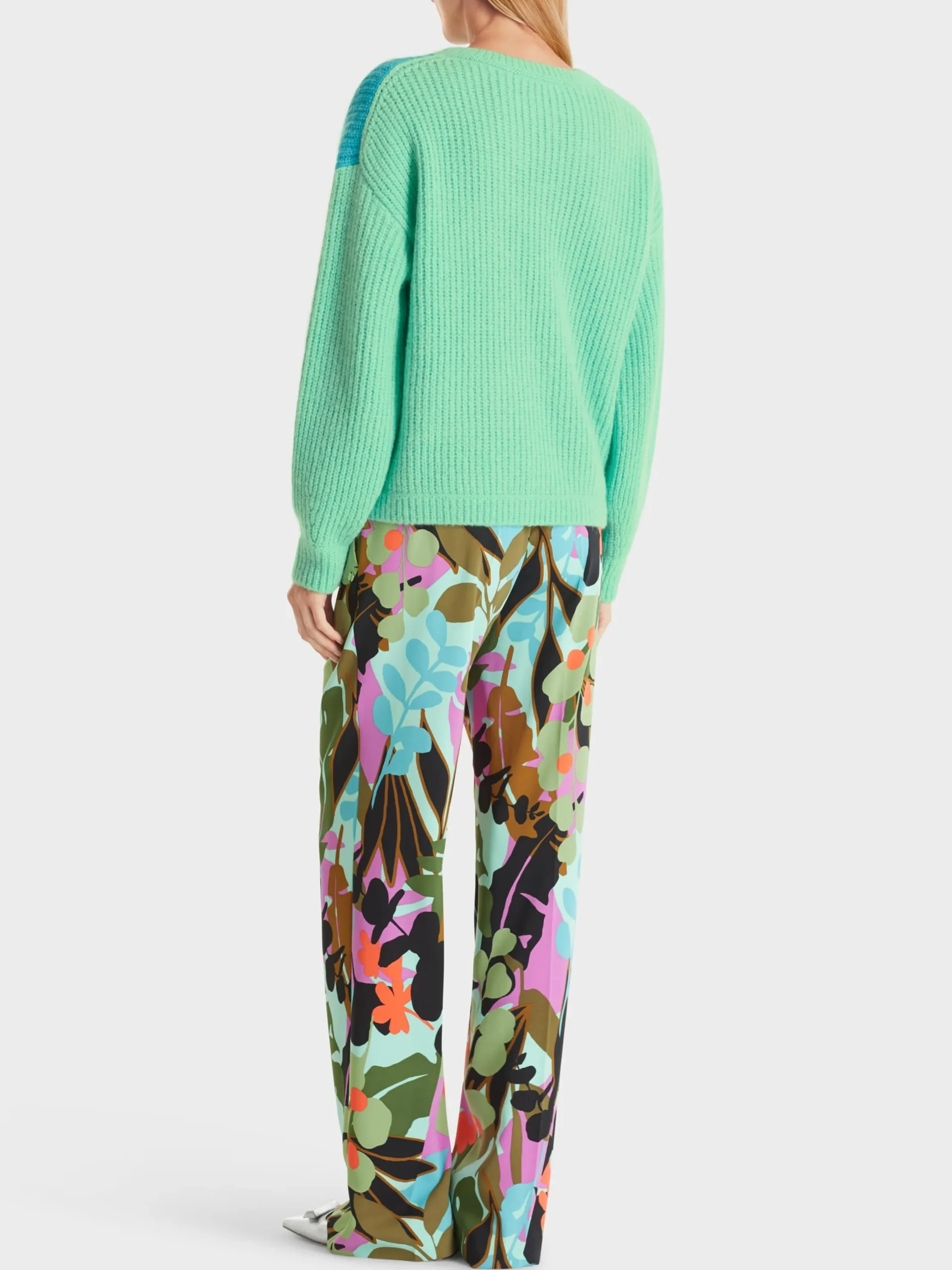 Marc Cain Pullover & Sweatshirts|Strick-IN DEUTSCHLAND GESTRICKTER PULLOVER soft malachite