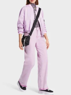 Marc Cain Jacken-JACKE IM BOMBER-STYLE bright pink lavender