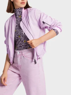 Marc Cain Jacken-JACKE IM BOMBER-STYLE bright pink lavender