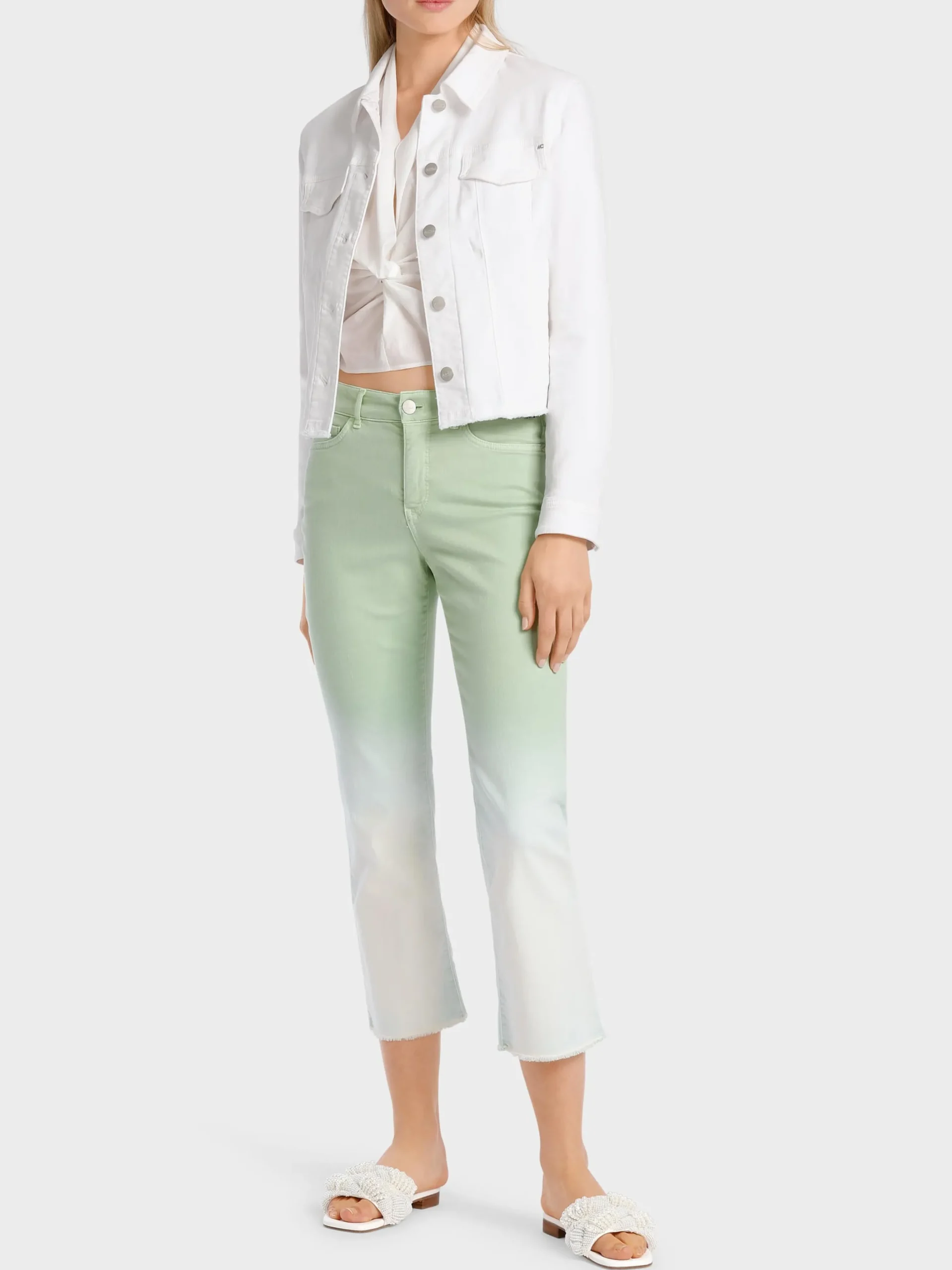 Marc Cain Jacken-JACKE IN COLORDENIM “RETHINK TOGETHER” white