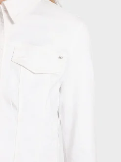 Marc Cain Jacken-JACKE IN COLORDENIM “RETHINK TOGETHER” white