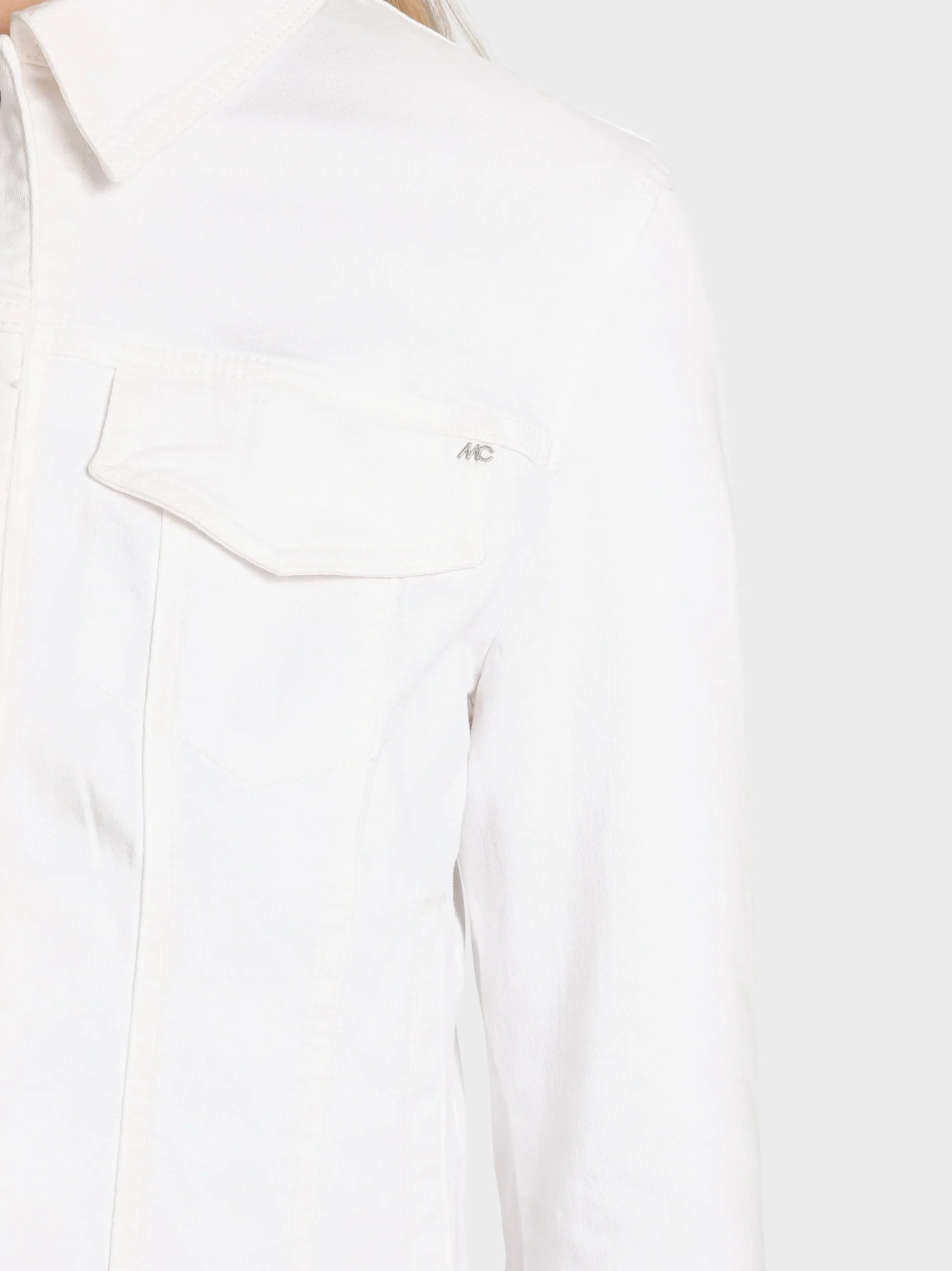 Marc Cain Jacken-JACKE IN COLORDENIM “RETHINK TOGETHER” white