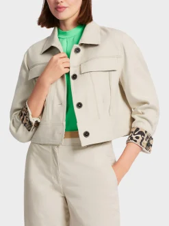 Marc Cain Jacken-JACKE MIT RÜCKENMOTIV soft moon rock