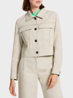 Marc Cain Jacken-JACKE MIT RÜCKENMOTIV soft moon rock