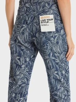 Marc Cain Jeans-JEANS RADOM MIT PAPERBAG-EFFEKT indigo blue