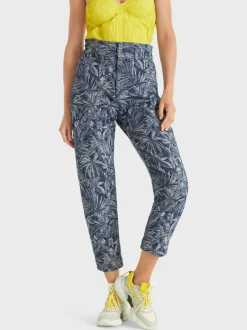 Marc Cain Jeans-JEANS RADOM MIT PAPERBAG-EFFEKT indigo blue