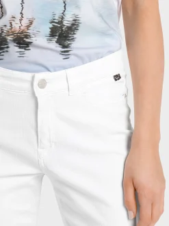 Marc Cain Jeans-JEANS “RETHINK TOGETHER” – MODELL FORLI white