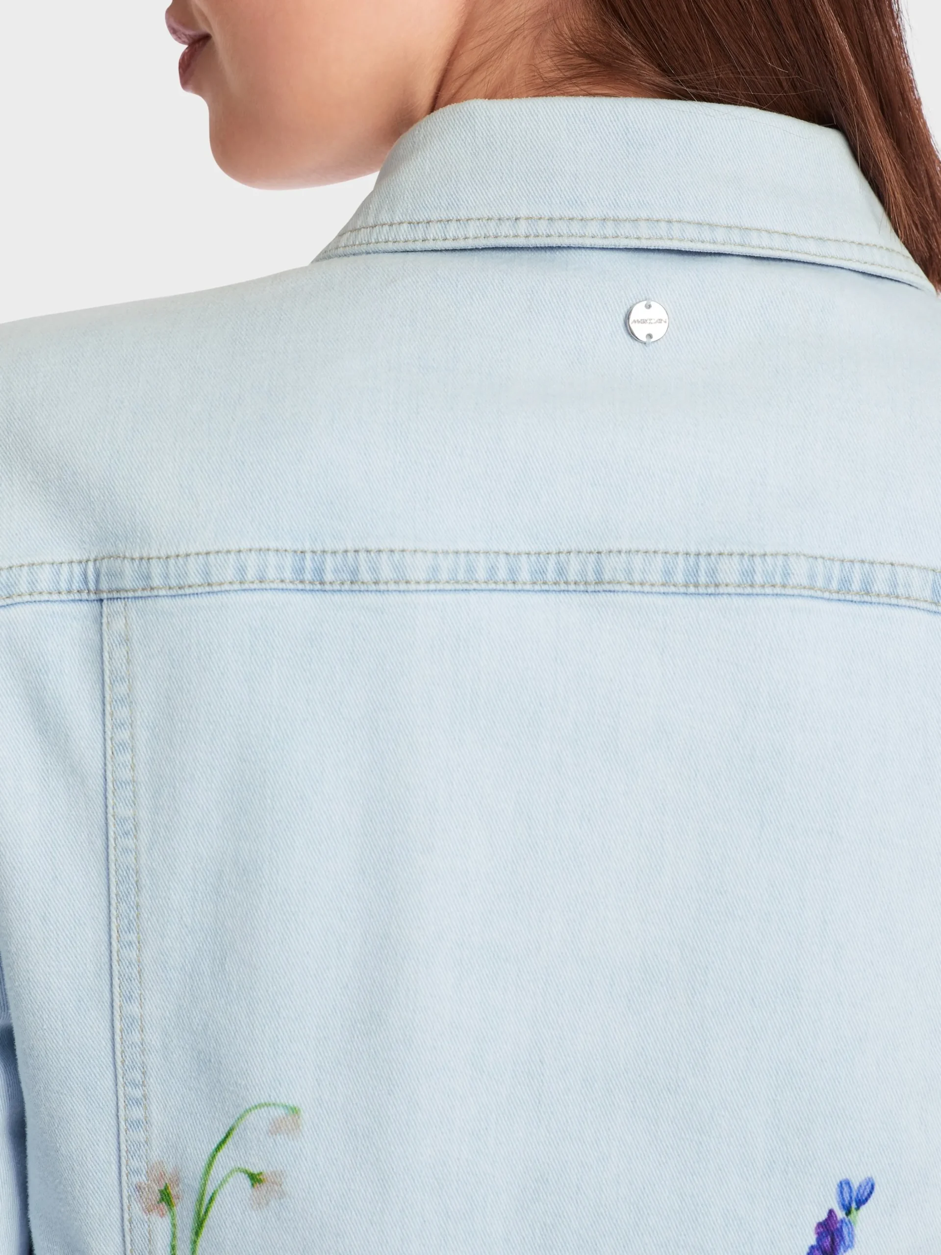 Marc Cain Jacken-JEANSJACKE "RETHINK TOGETHER" light denim