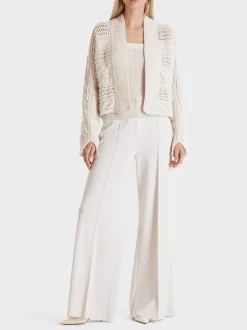 Marc Cain Jacken|Strick-KIMONOJACKE KNITTED IN GERMANY smoke