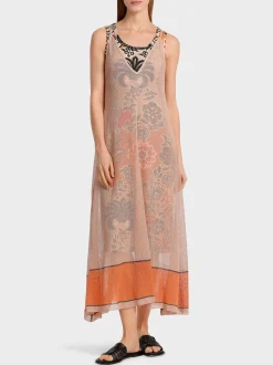 Marc Cain Strick|Kleider-KLEID IM LAGENLOOK – KNITTED IN GERMANY deep sand