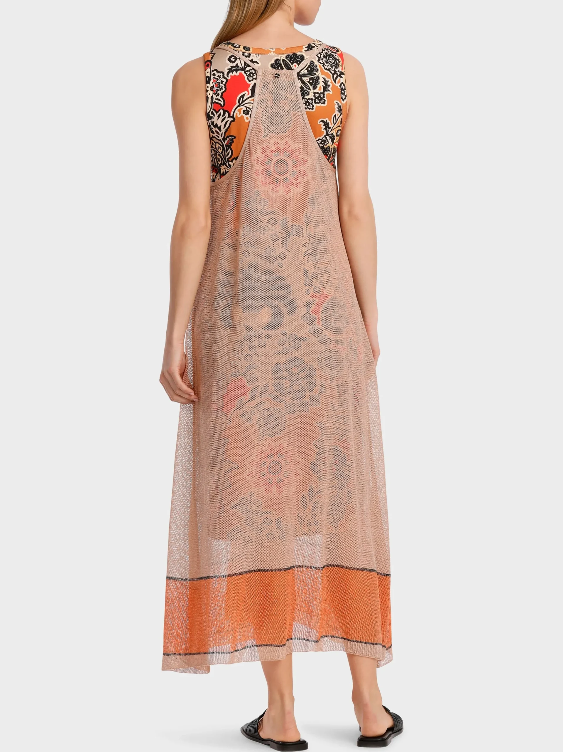 Marc Cain Strick|Kleider-KLEID IM LAGENLOOK – KNITTED IN GERMANY deep sand