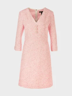 Marc Cain Kleider-KLEID IM STRUKTURIERTEN KAROMUSTER soft seashell