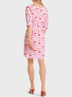 Marc Cain Kleider-KLEID MIT CARMENAUSSCHNITT lip gloss