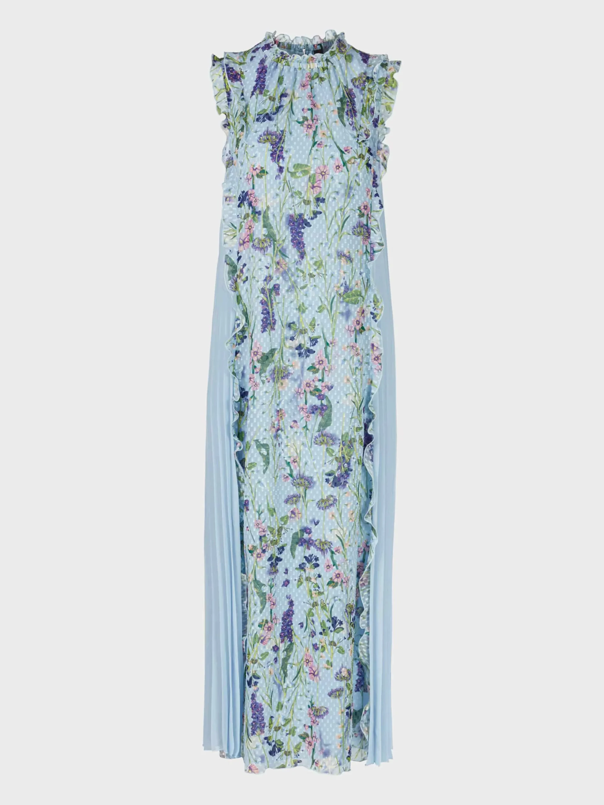 Marc Cain Kleider-KLEID MIT PLISSIERTEN FALTEN soft summer sky