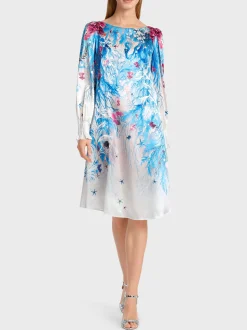 Marc Cain Kleider-KLEID MIT UNTERWASSERDESSIN light azure